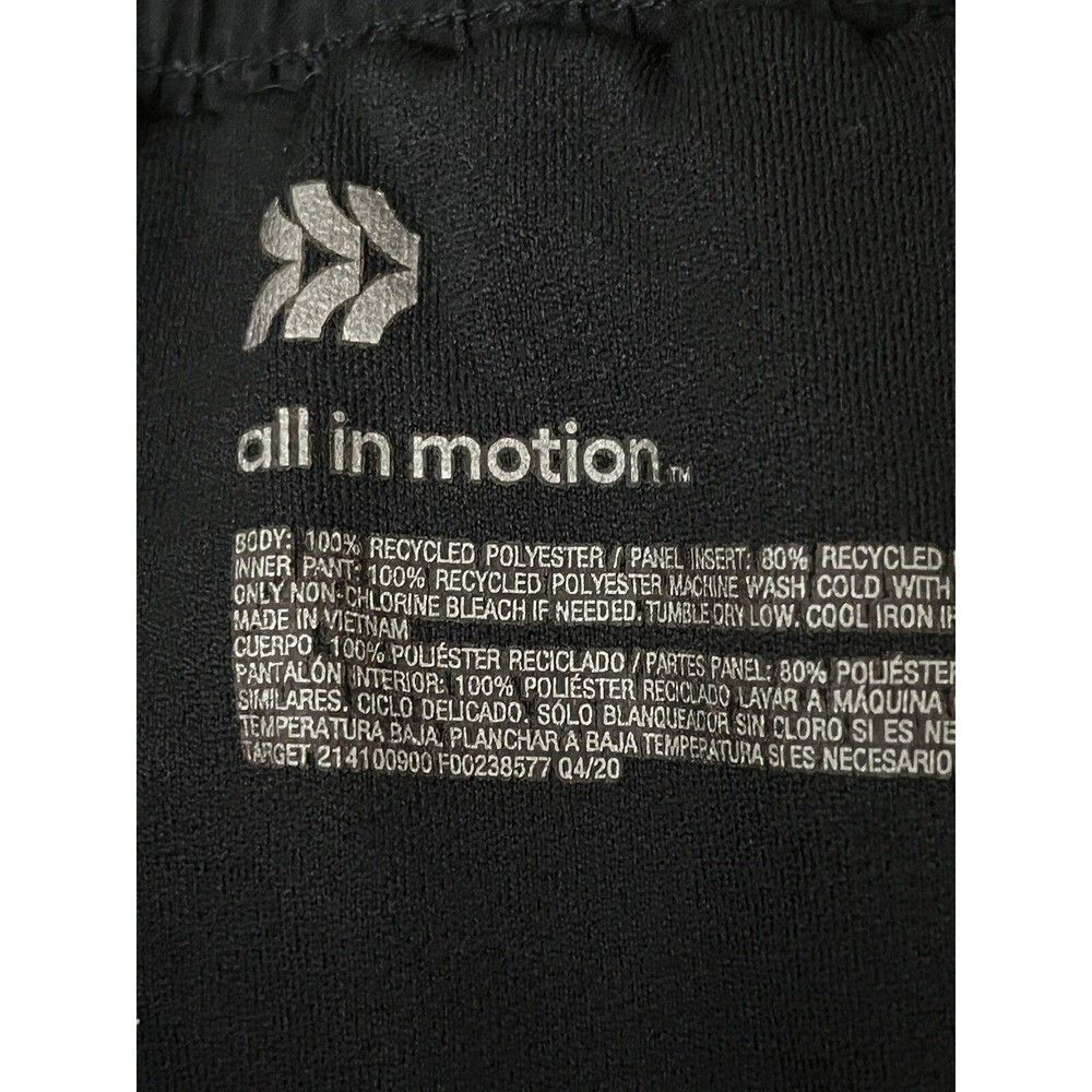 All In Motion Women's XXL Lined Run Shorts - Zip Pocket - Black MID RISE nwot - Picture 5 of 10